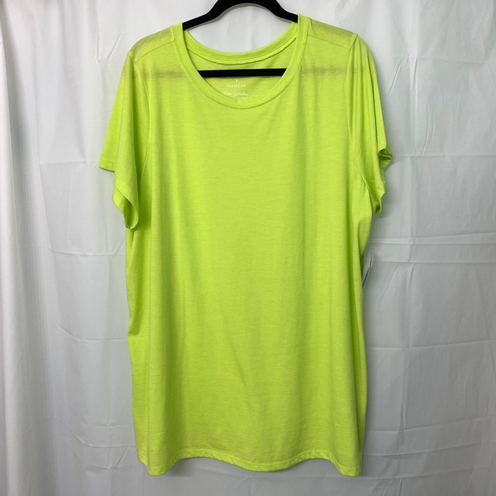 NWT Torrid Lime Green Classic Fit Tee